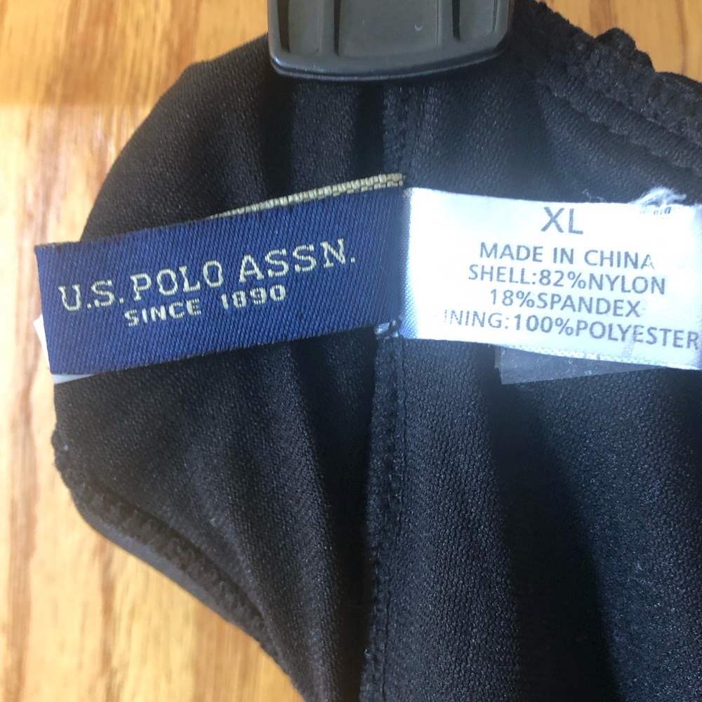 U.S. Polo Assn. Black One-Piece Swimsuit - Picture 6 of 6